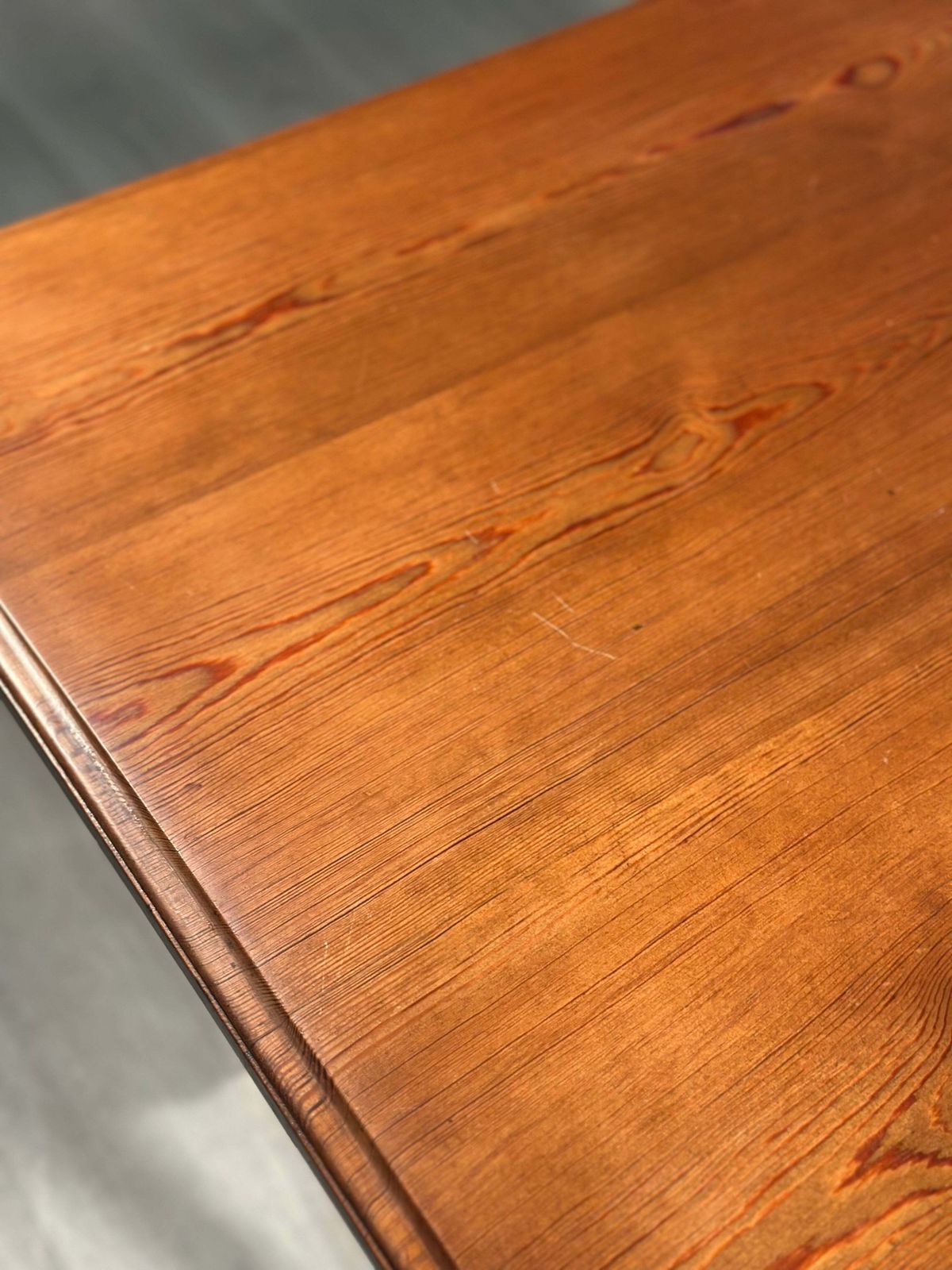 485.0 Ecclesiastical Pitch Pine Writing Table C.1910 photo
