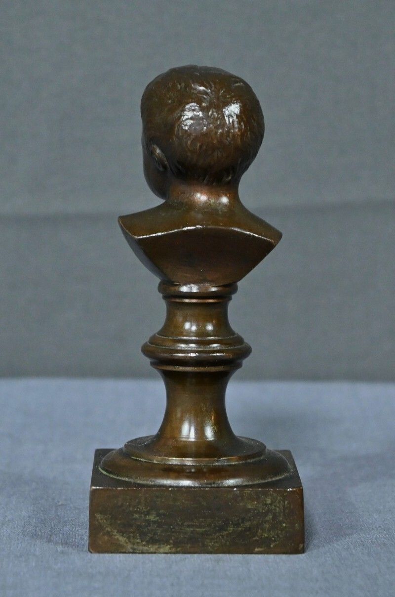 Bronze Statuette “Jean Qui Pleure” After J.A. Houdon – Late 19th Century photo buy