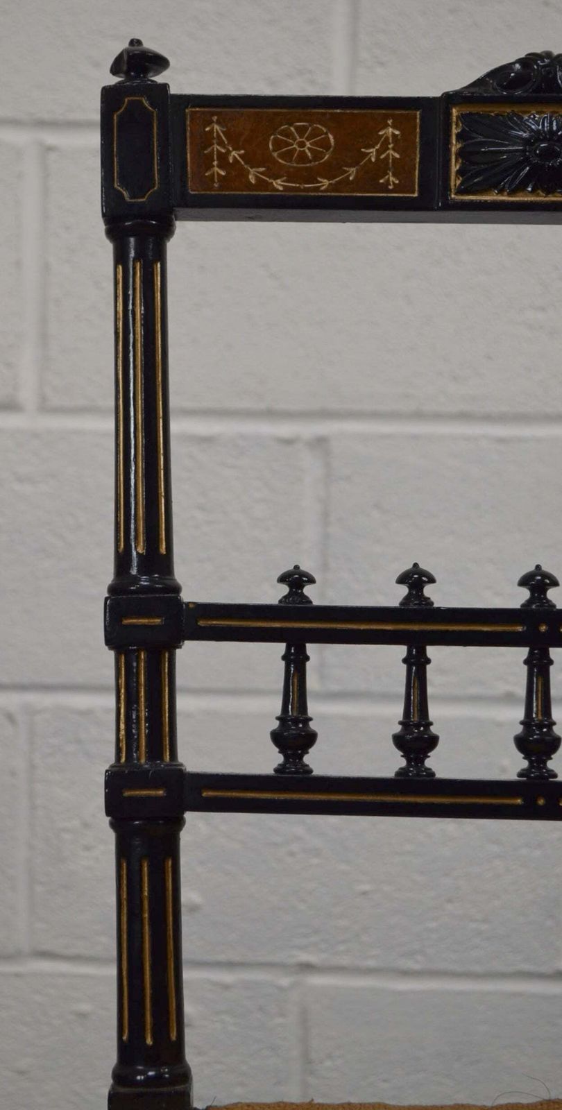 photo furniture 19th Century Aesthetic Movement Set Of Five Ebonised Chairs