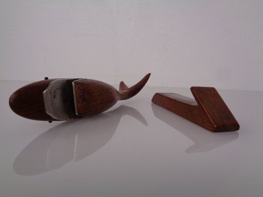 photo buy Danish Teak Shark With Stand, 1960s