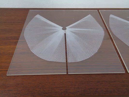 Art German Wing Object Sculpture In Acrylic Glass By Heinz Mack, 1980 photo