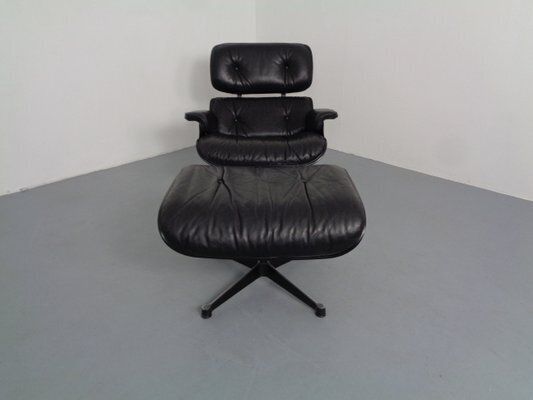 6506.0 Lounge Chair And Ottoman By Charles And Ray Eames For Herman Miller, 1980s, Set Of 2 photo