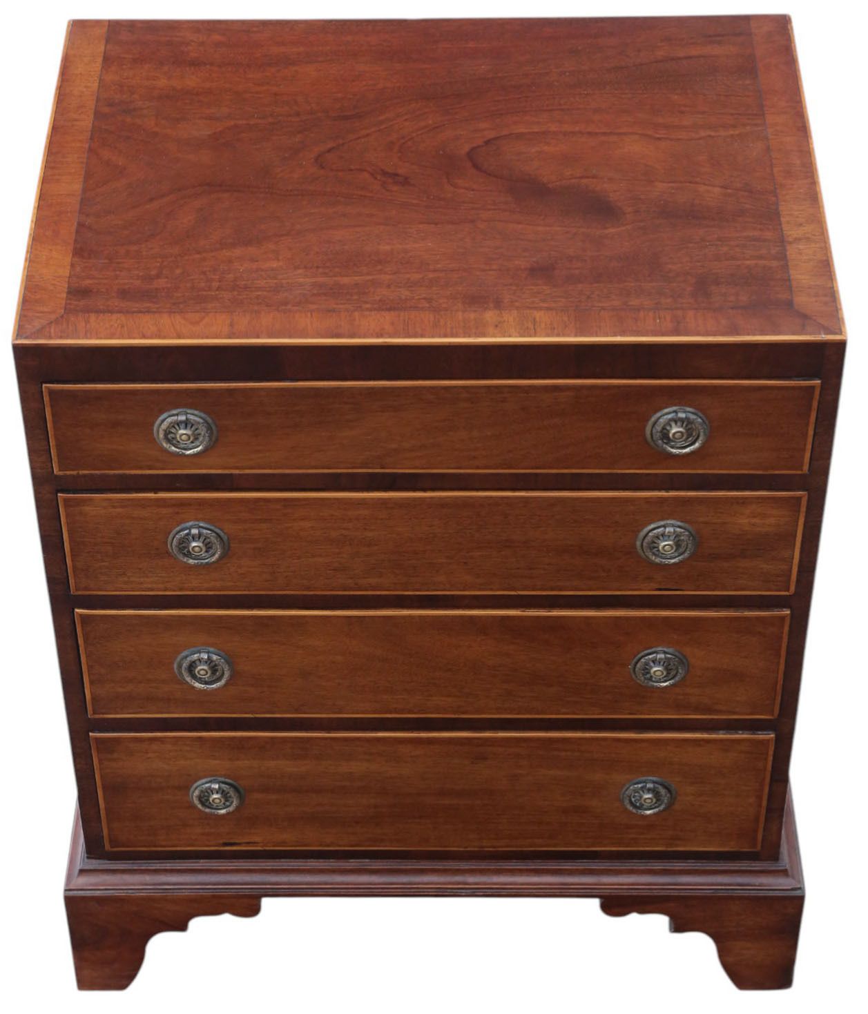Fine Quality Antique Georgian Revival Mahogany Chest Of Drawers, C.1900 – Caddy Top photo Furniture