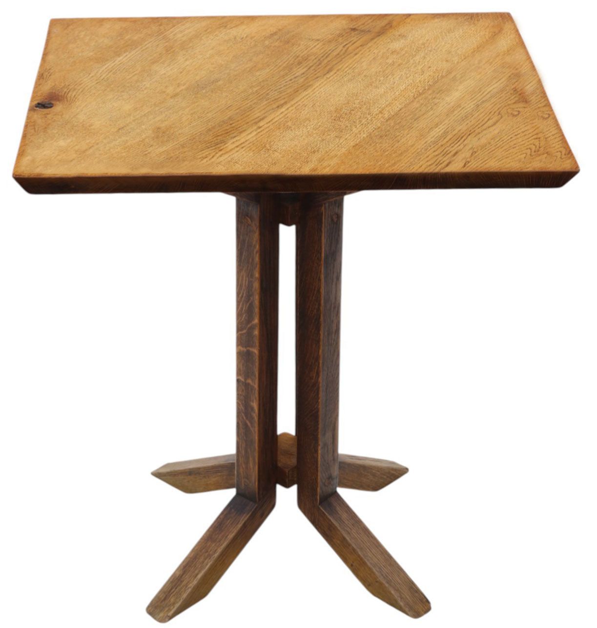 Antique C.1920 Rectangular Oak Occasional Table – Quality Side Or Centre Window Table photo furniture