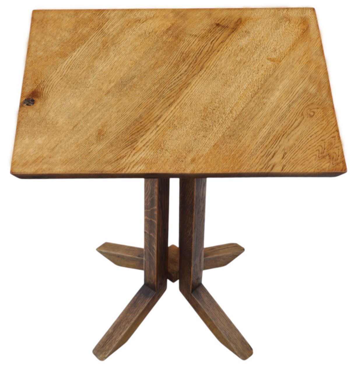 Antique C.1920 Rectangular Oak Occasional Table – Quality Side Or Centre Window Table photo vinterior