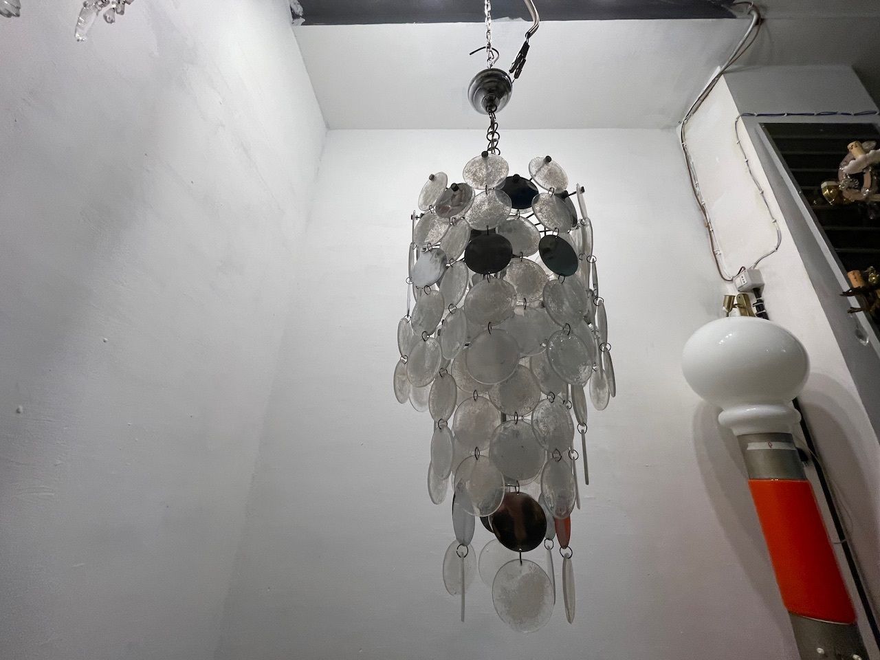 Lighting Iconic Nason “Mille Luna” Murano Glass Chandelier, Italy, 1960s photo