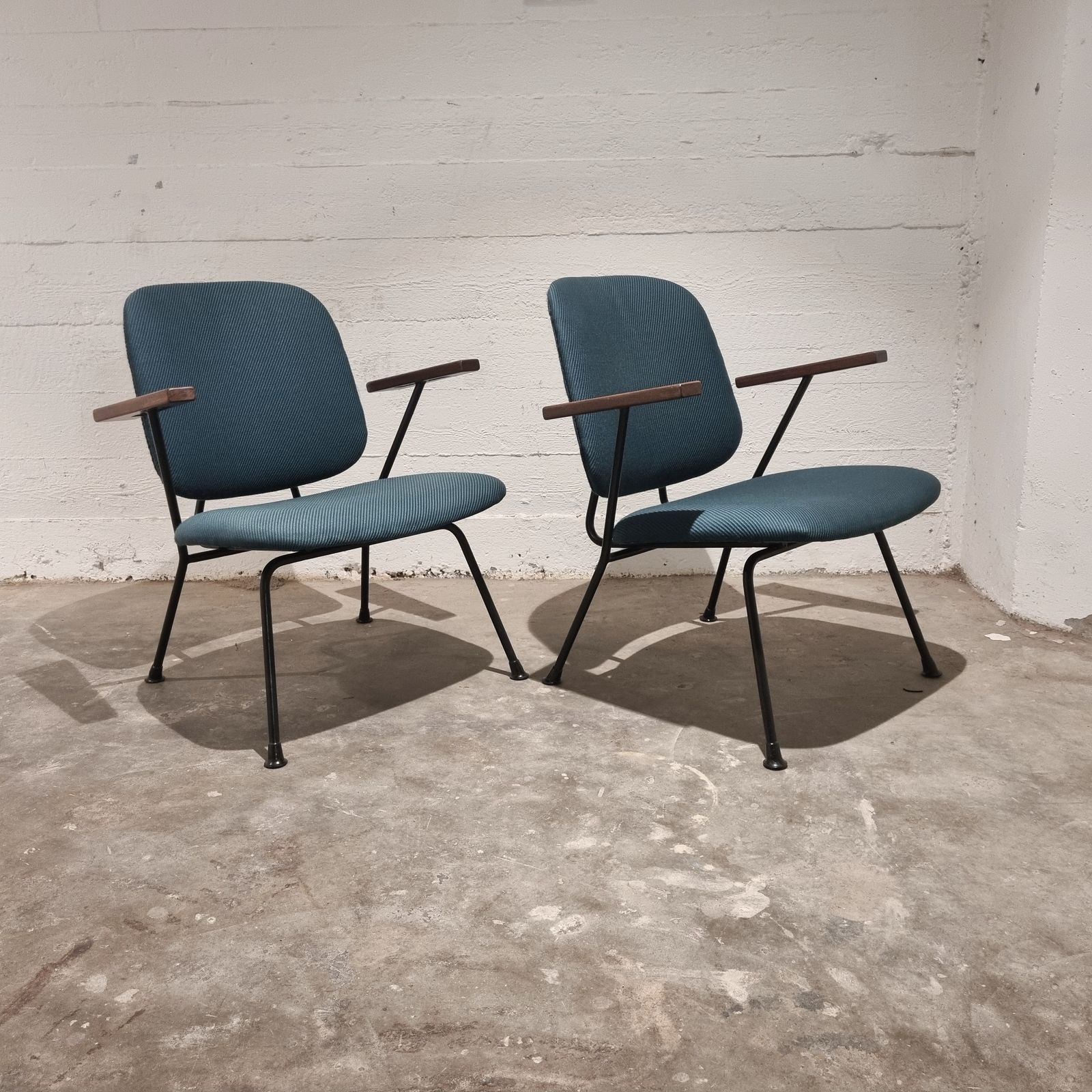 Furniture Set Of 2 Easy Chairs Designed By Gijs Van Der Sluis, 1960s photo