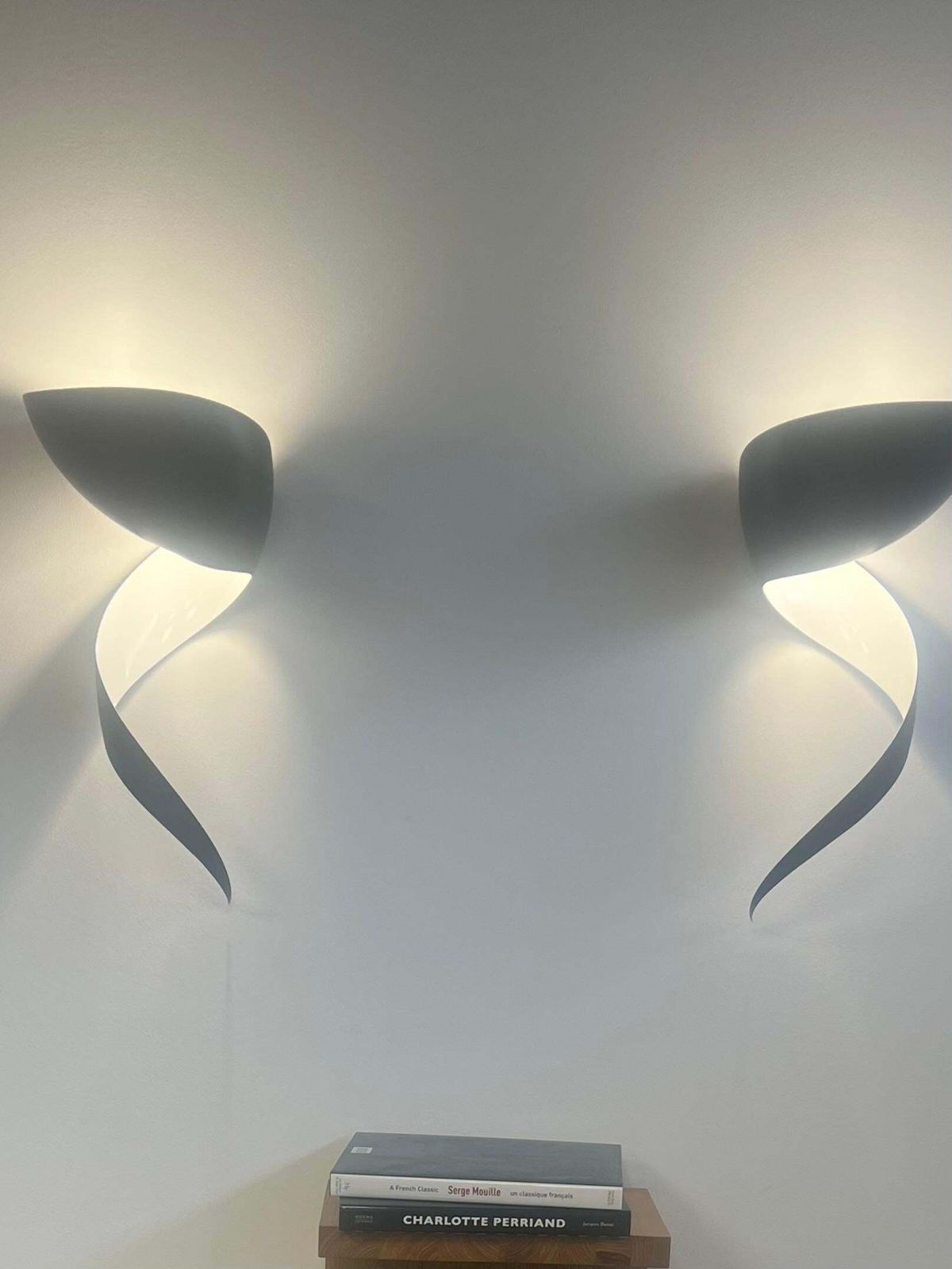 Serge Mouille Pair "Torcheres" Wall Light Sconces Original 1963 Design   R And L photo 7674.0