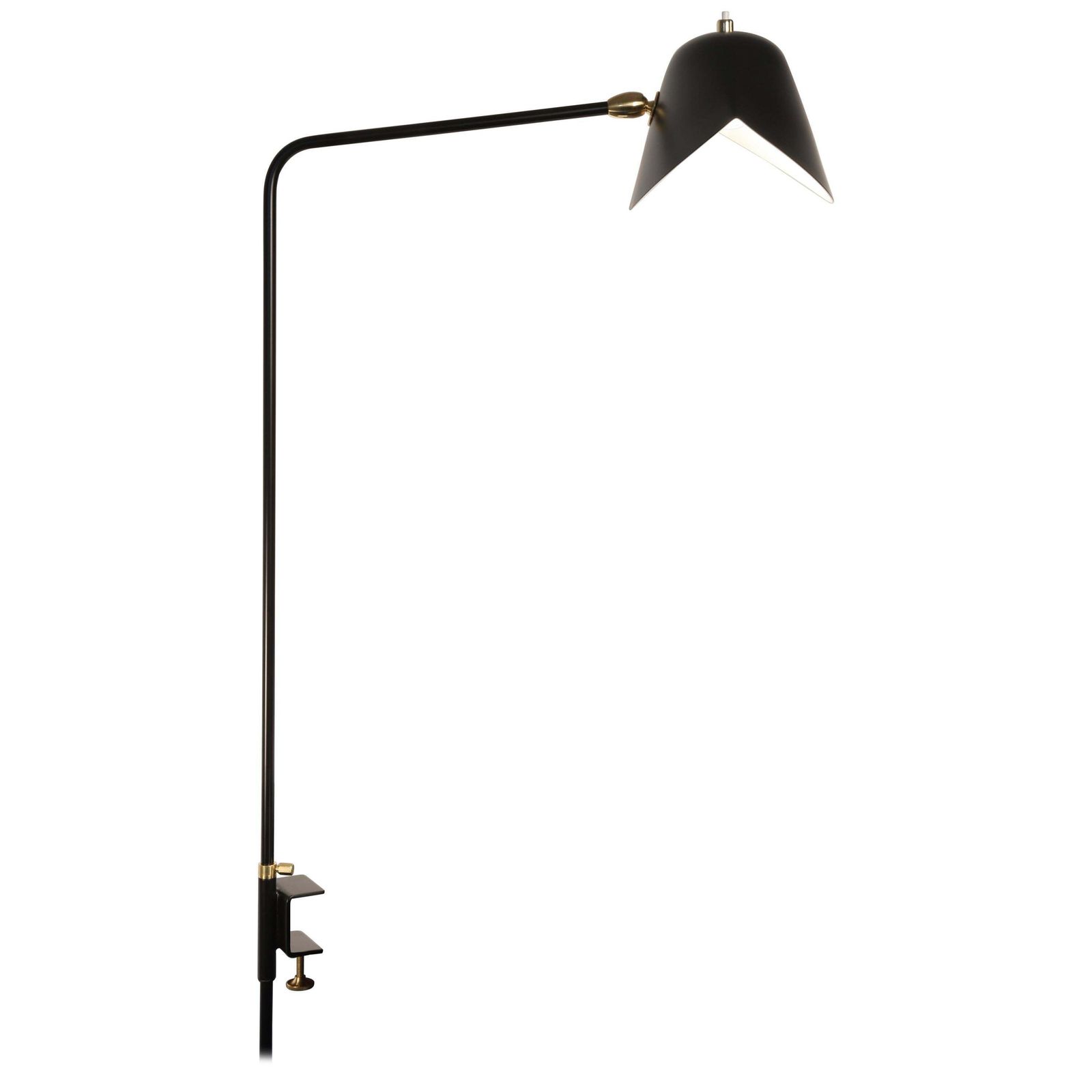 Serge Mouille "Agrafée" Or Single Rotule  Designed For Yves Saint Laurent