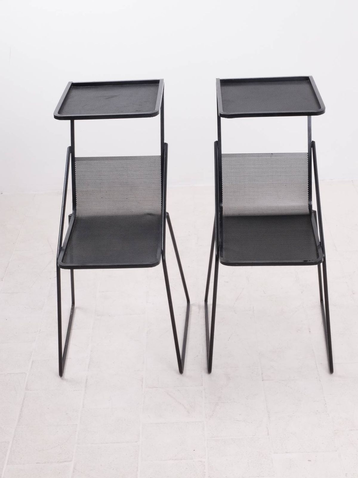 Pair Of Rare Bedside Tables By Mathieu Matégot photo buy