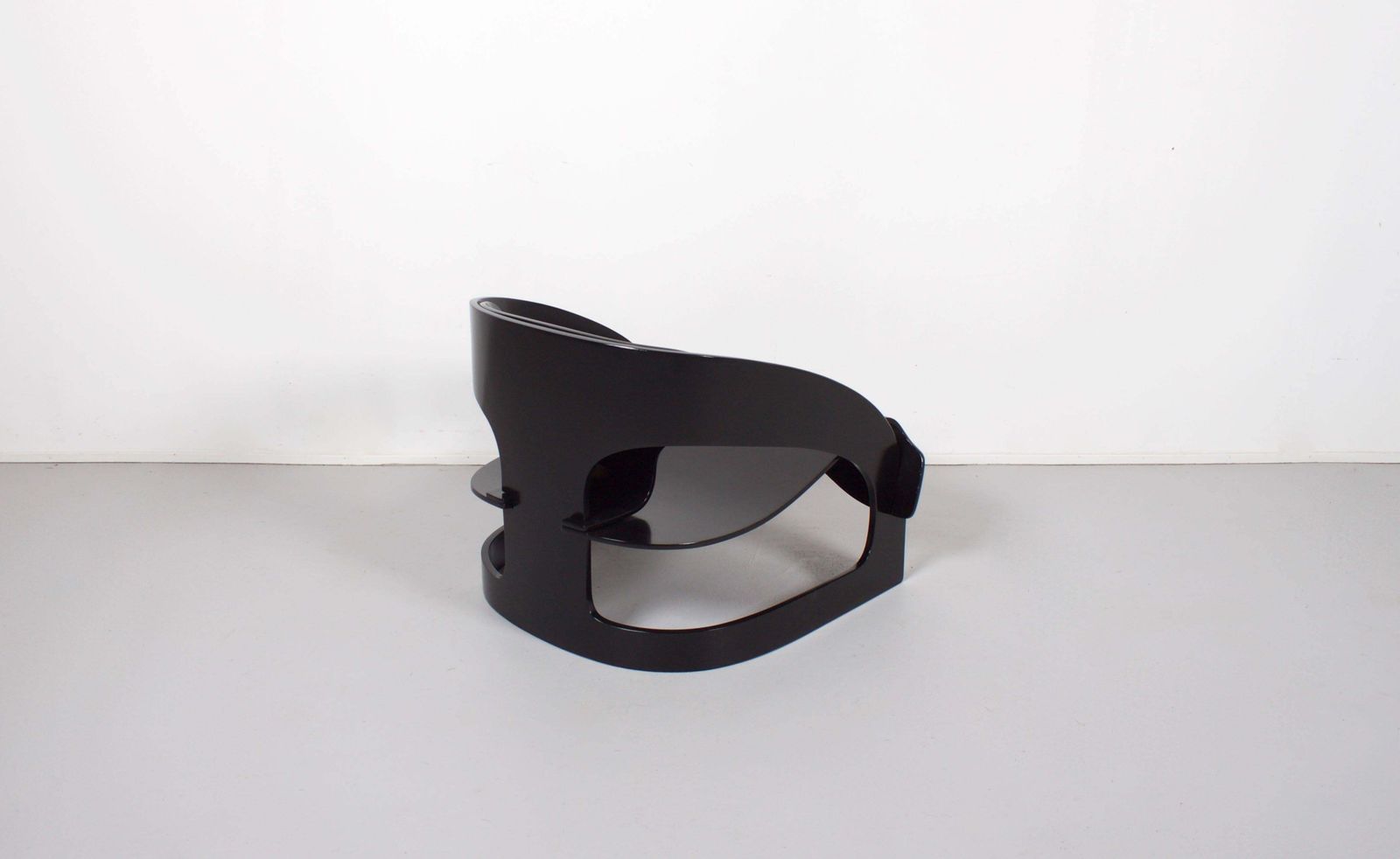 Joe Colombo Plywood 4801 Lounge Chair No 42, Kartell, 1960s photo for sale