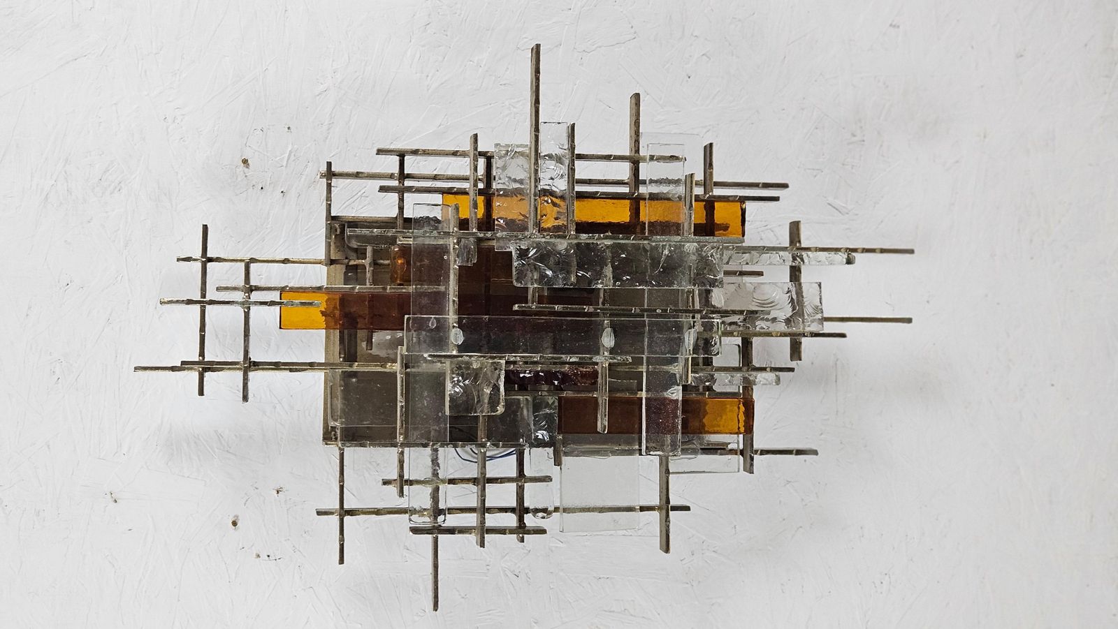 photo for sale Large Wall Sconce By Albano Poli For Poliarte Italy