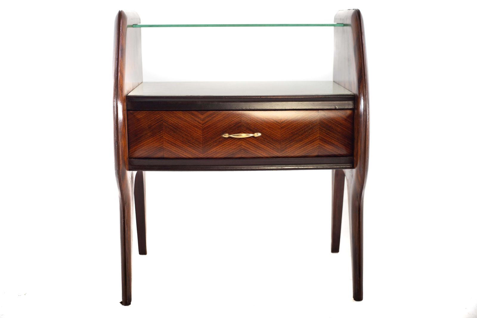 Midcentury Italian Nightstands In The Manner Of Vittorio Dassi photo vinterior