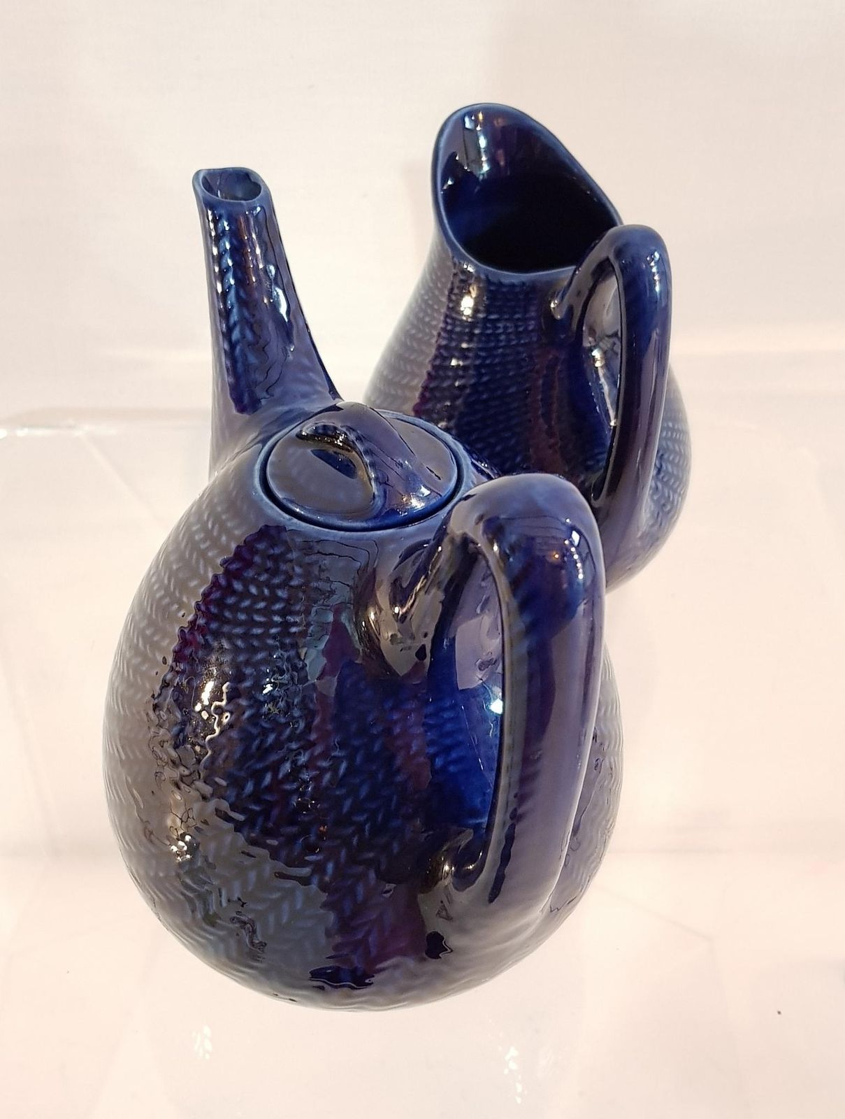 photo furniture Mid Century Teapot And Jug Blå Eld By Hertha Bengtsson For Gustavsberg Sweden