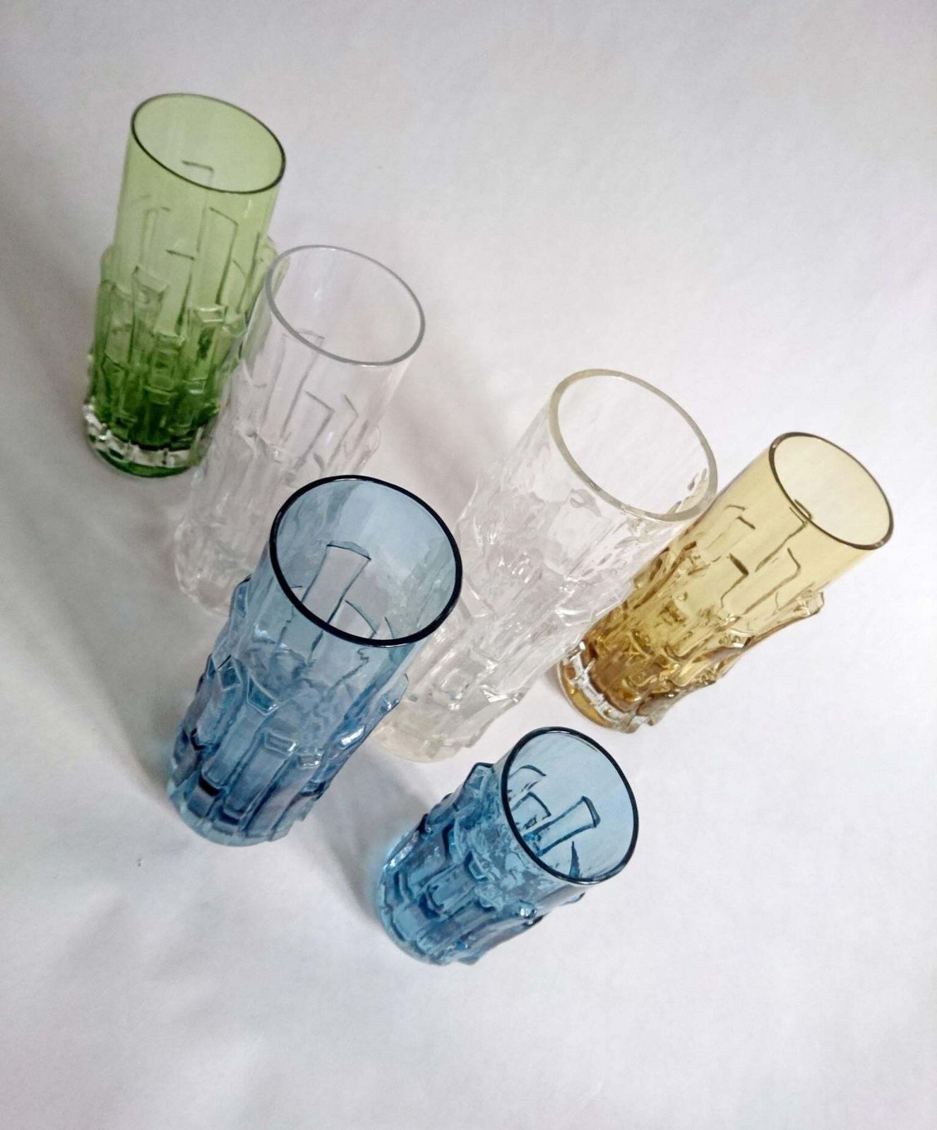 Midcentury Glass Vases By Bo Borgström For åseda, Sweden photo vintage