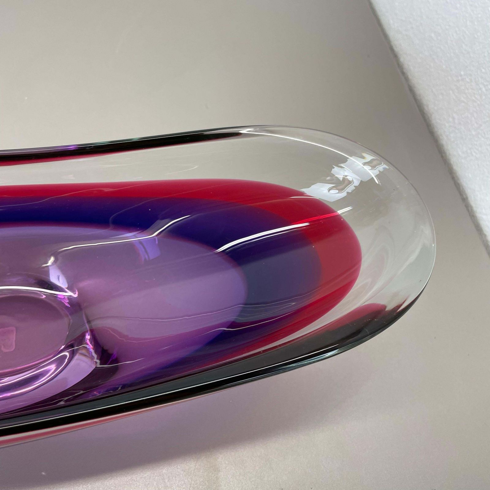 photo vinterior Xl 43cm Murano Glass Centerpiece By Flavio Poli Attrib., Murano, Italy, 1970s