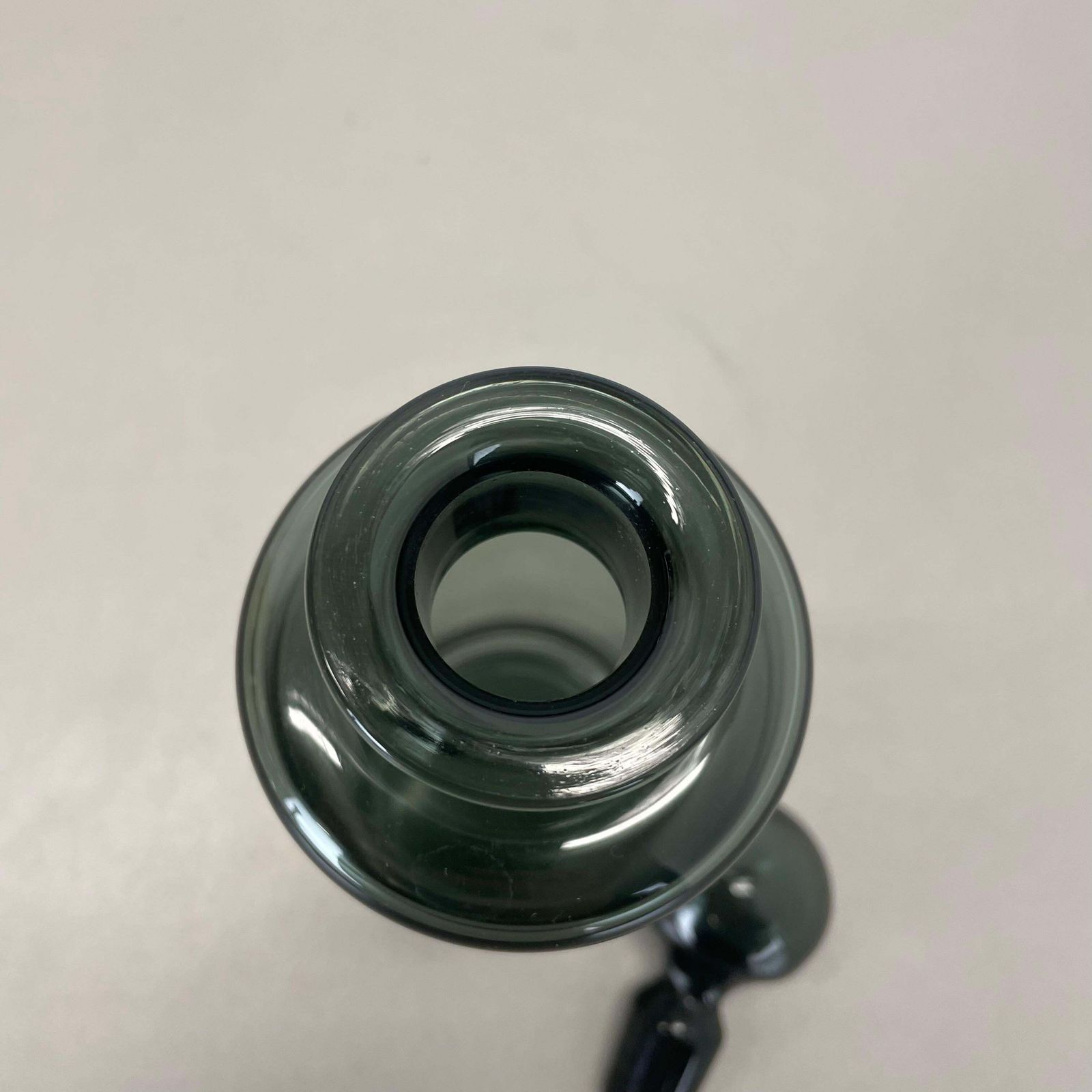 Home Decor Rare Green Glass Decanter By Saara Hopea For Nuutajärvi Notsjö, Finland 1970s photo