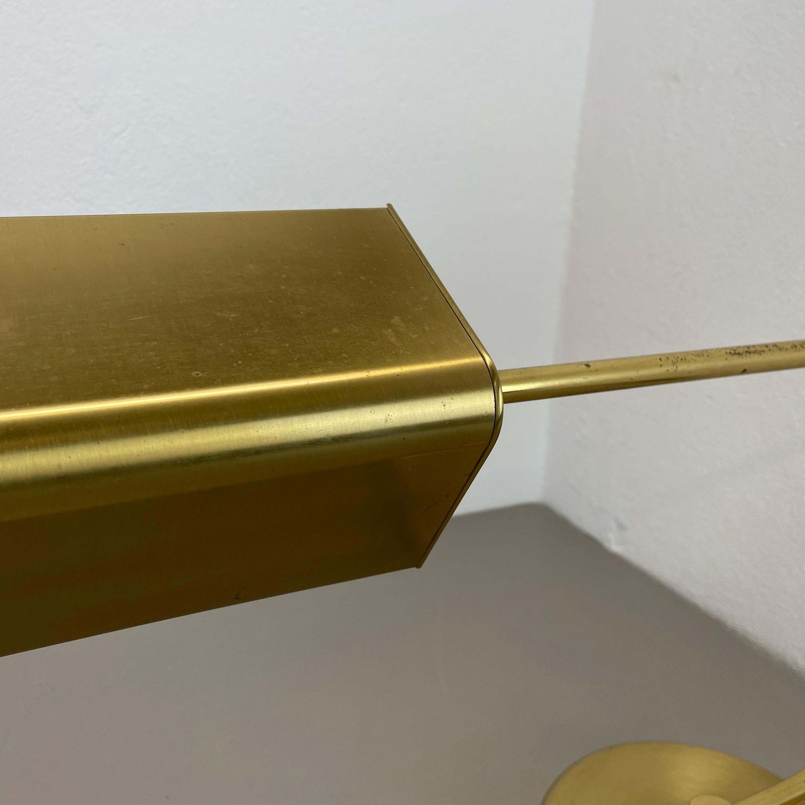 photo buy Rare Xxl Space Age Brass Metal Koch And Lowy Style Table Light, Germany 1970s