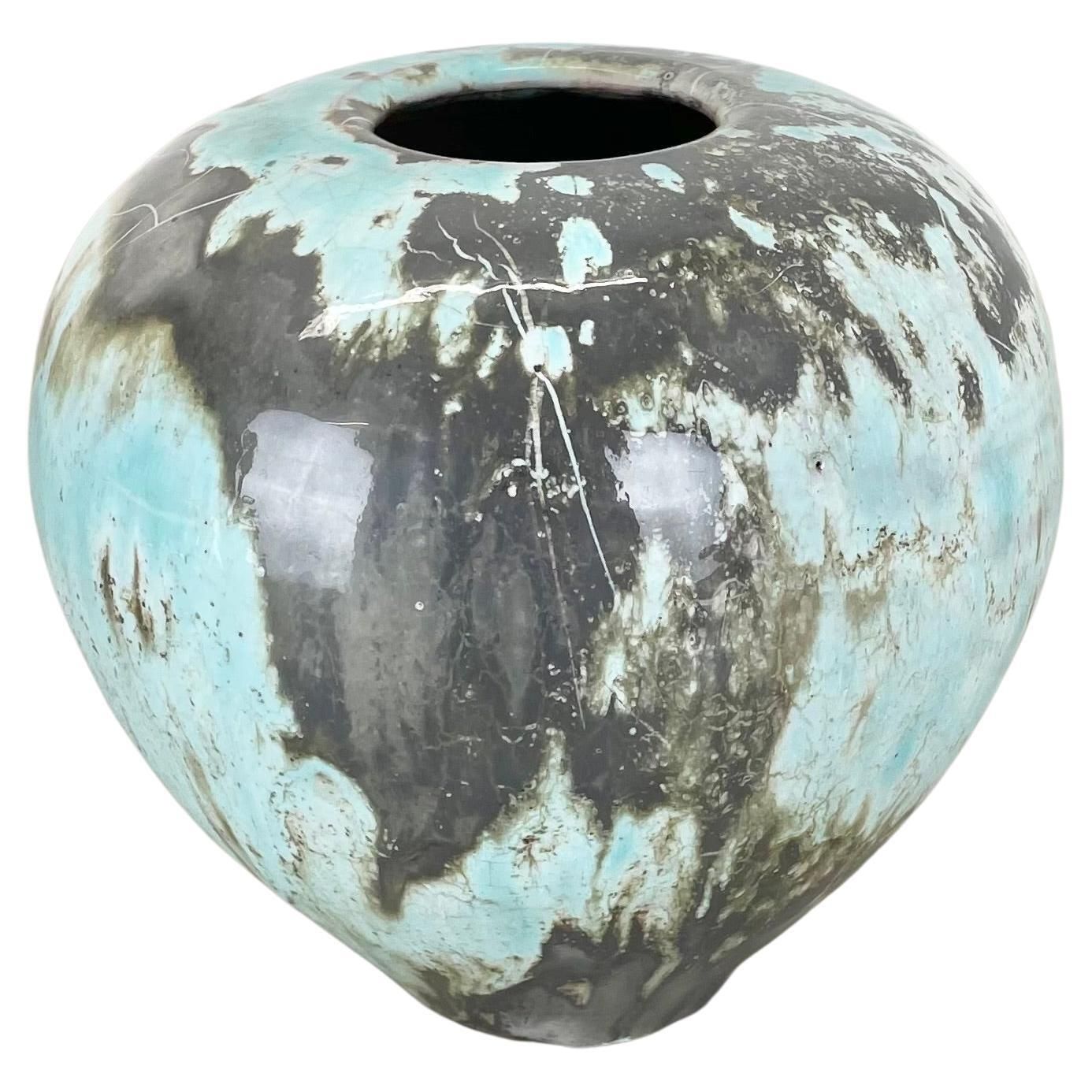 Sculptural Studio Pottery Vase Object By Otto Meier, Bremen, Germany, 1960s
