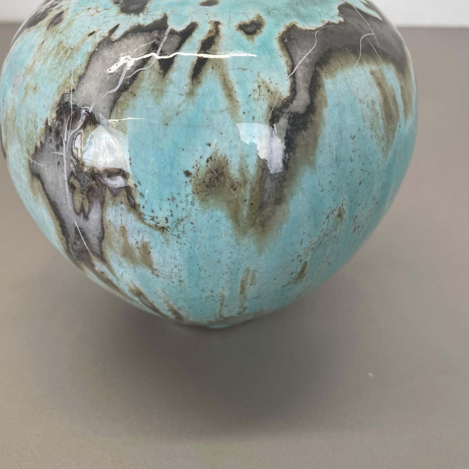 photo for sale Sculptural Studio Pottery Vase Object By Otto Meier, Bremen, Germany, 1960s