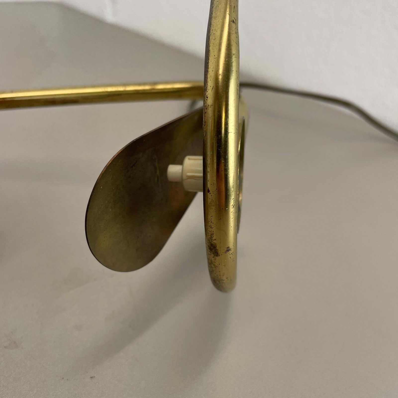 photo buy Original Hollywood Regency Stilnovo Style Brass Sputnik Table Light, Italy 1950s