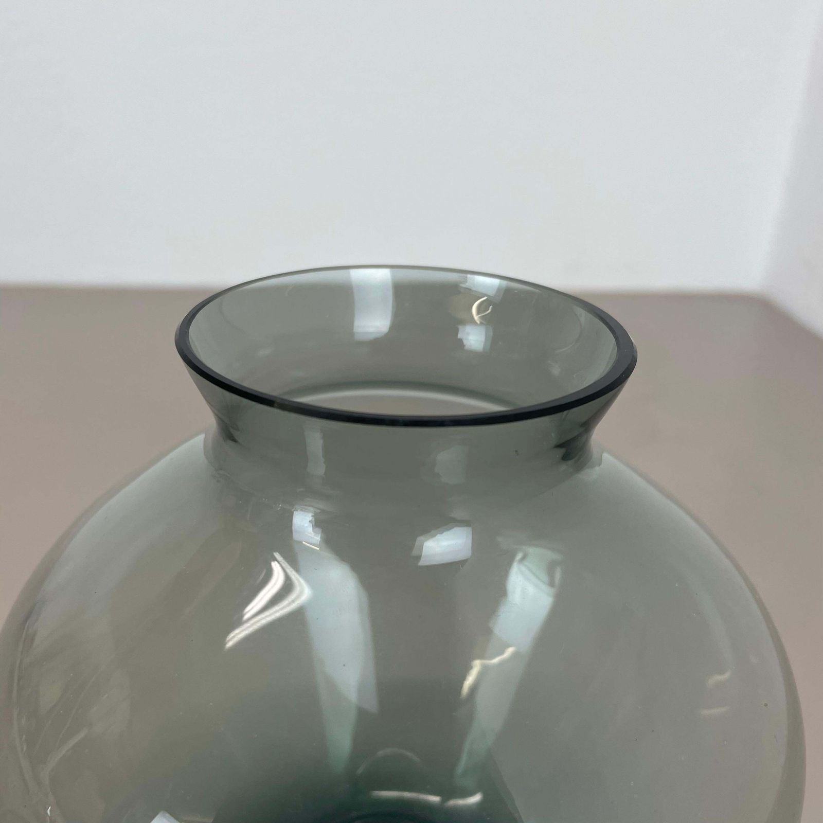 Set Of Two Heart Vases Turmaline By Wilhelm Wagenfeld For Wmf Germany, 1960s photo vintage