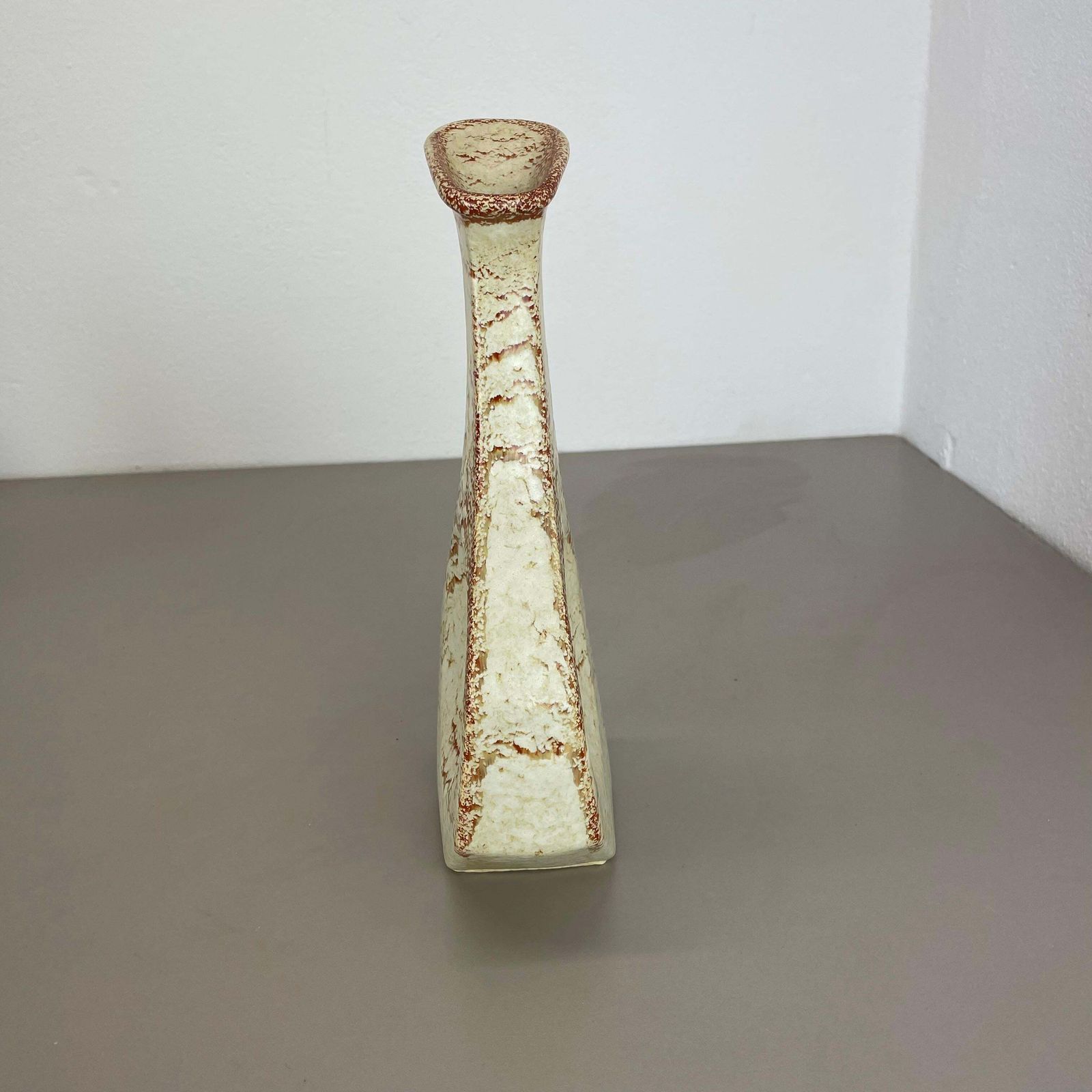 photo furniture Unique Ceramic Studio Pottery Vase By Bertoncello Schiavon Ceramics, Italy 1970s