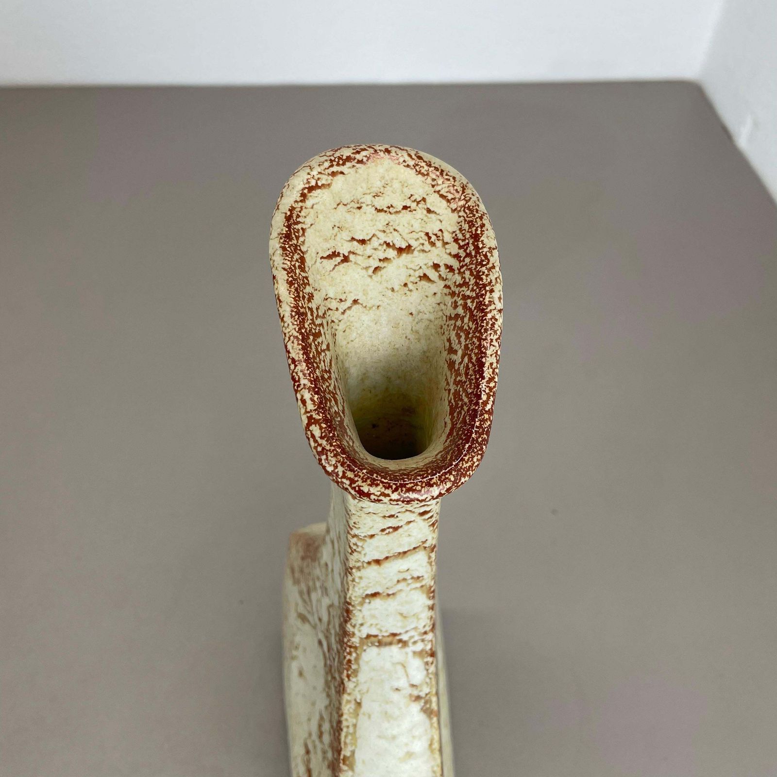 Home Decor Unique Ceramic Studio Pottery Vase By Bertoncello Schiavon Ceramics, Italy 1970s photo