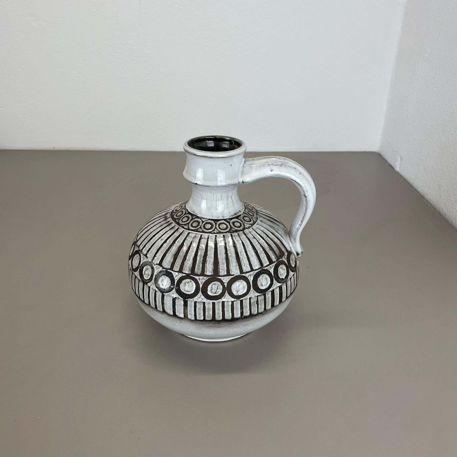 Rare Wgp Fat Lava Ceramic "Polaris" Vase Element By Ceramano, Germany, 1960s photo furniture