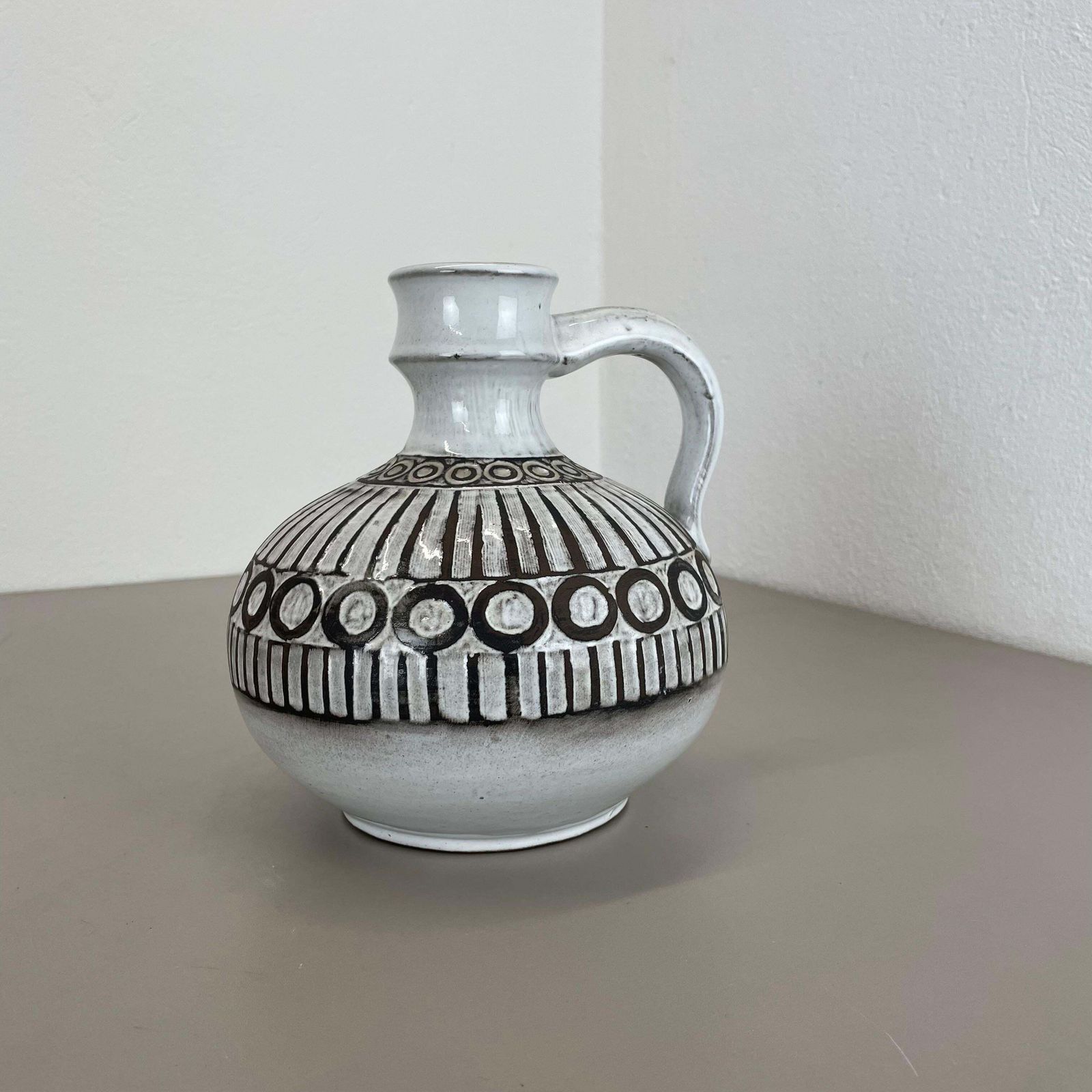Rare Wgp Fat Lava Ceramic "Polaris" Vase Element By Ceramano, Germany, 1960s photo Home Decor
