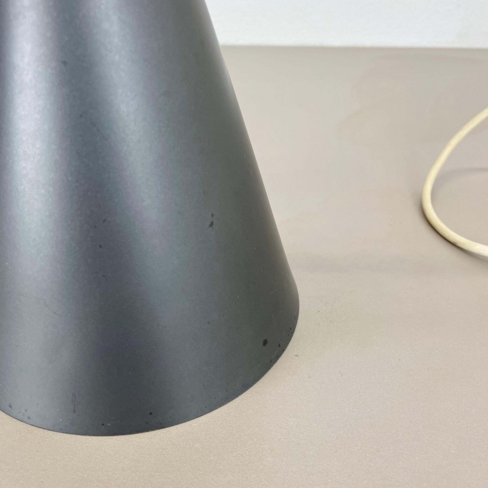 Diabolo Stilnovo Style Grey Metal Hanging Light By Bag Turgi, Switzerland 1950 photo buy