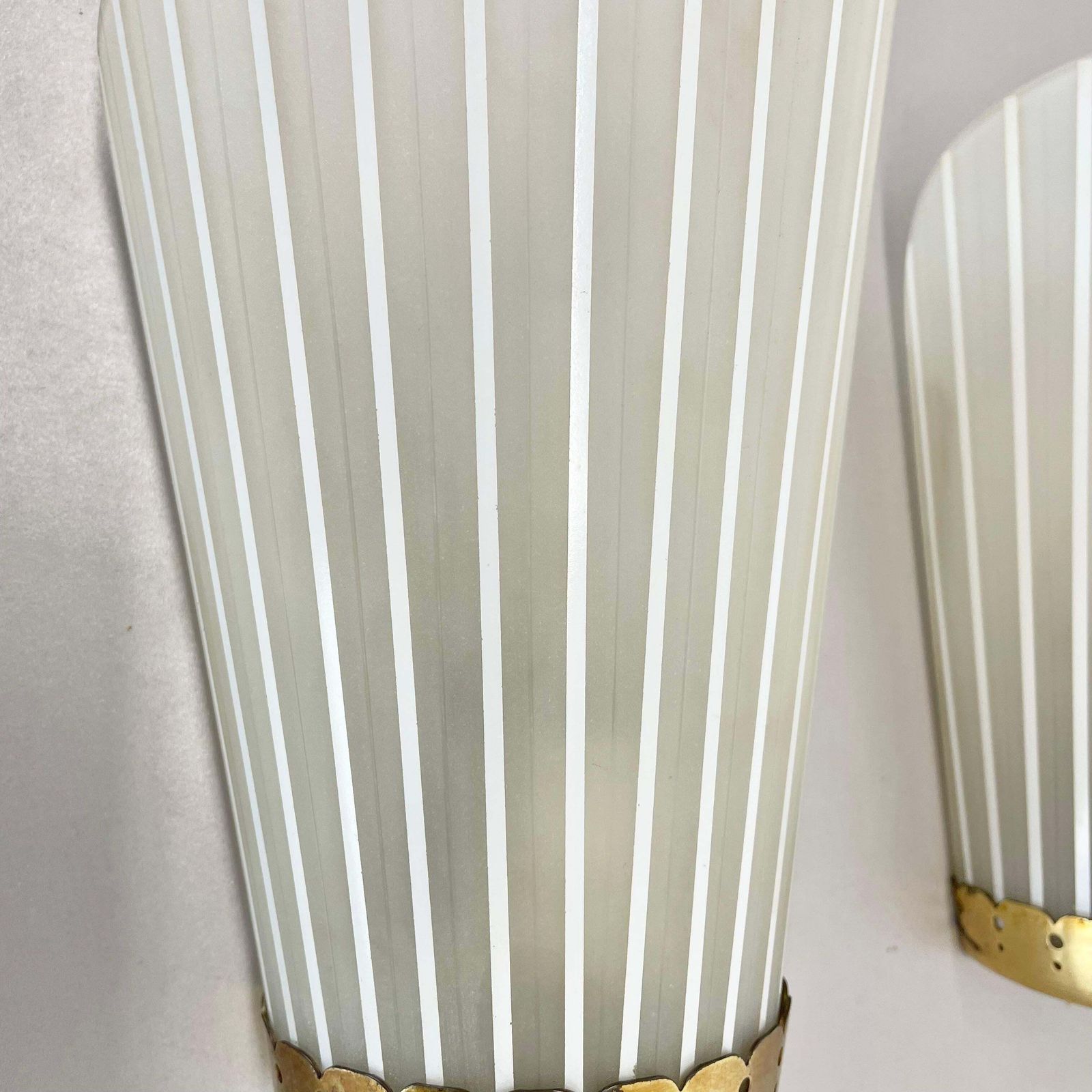 Set Of 2 "Media" Wall Light By Wilhelm Wagenfeld, Peill + Putzler, Germany, 1950 photo Lighting