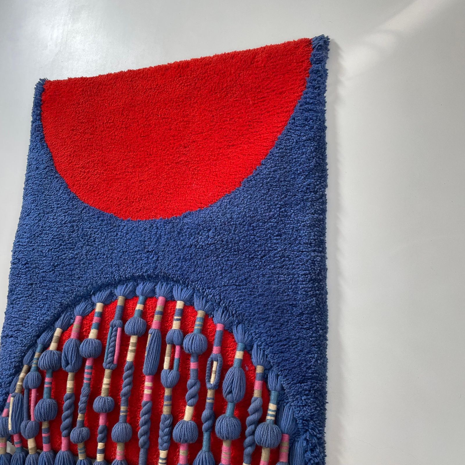 photo vintage Modernist Wall Hanging By Ewald Kröner For Schloss Hackhausen, Germany, 1970s