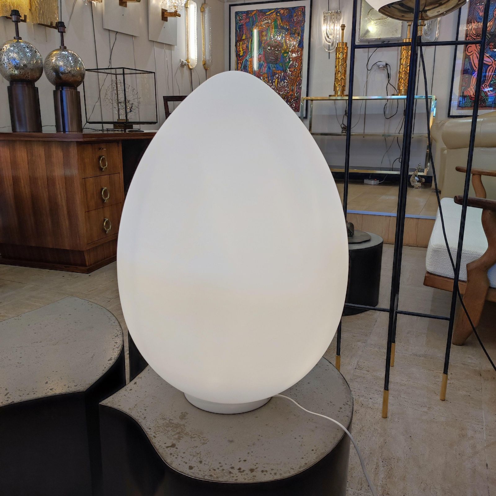 photo for sale "Egg" Table Lamp In The Taste Of Uovo Lamp By Ben Swildens