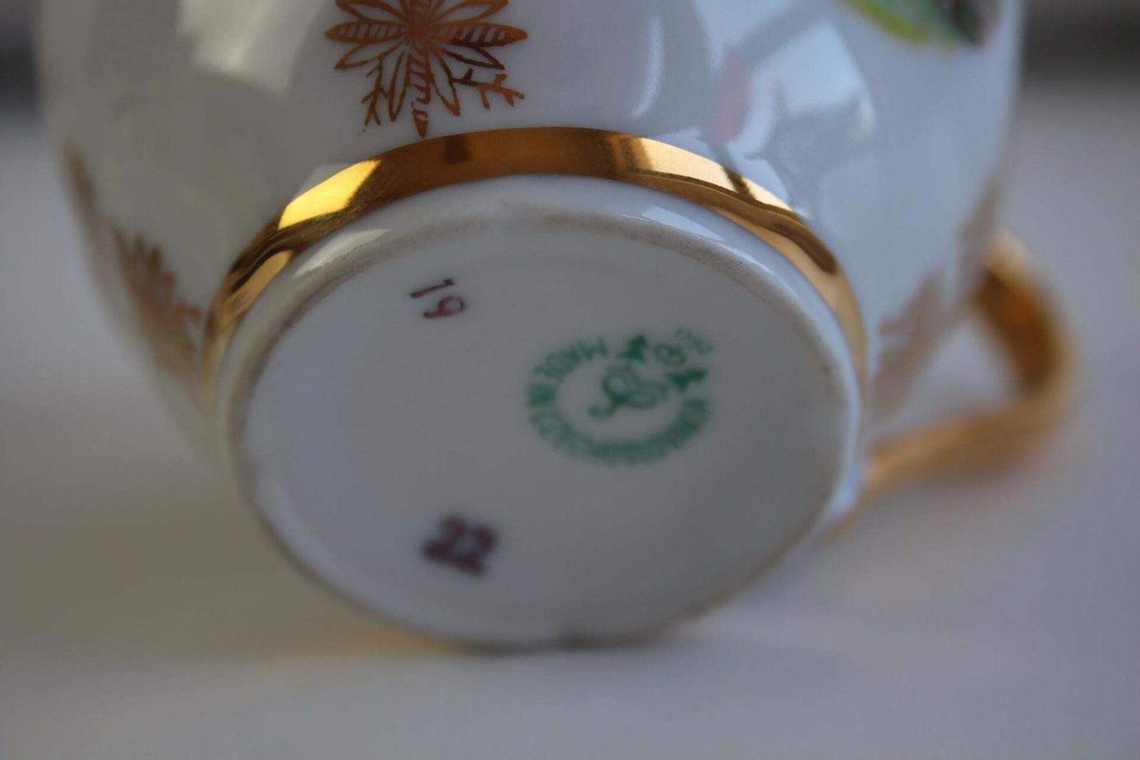 Set Of 6 Vintage Epiag Czech Porcelain Demitasse Cups And Saucers photo vintage