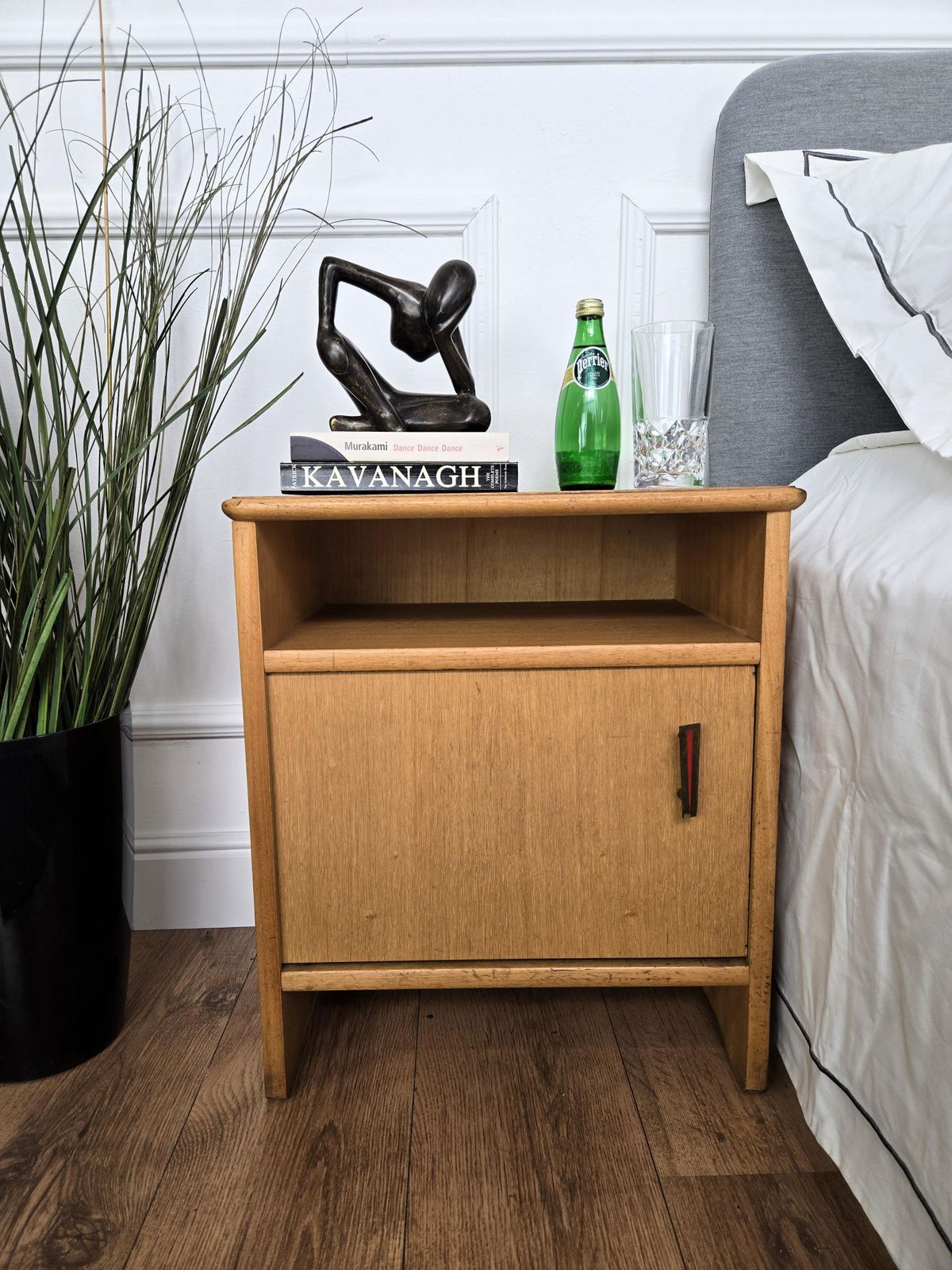Pair Of Mid Century Modern Italian Wood Night Stands Bed Side Tables photo furniture
