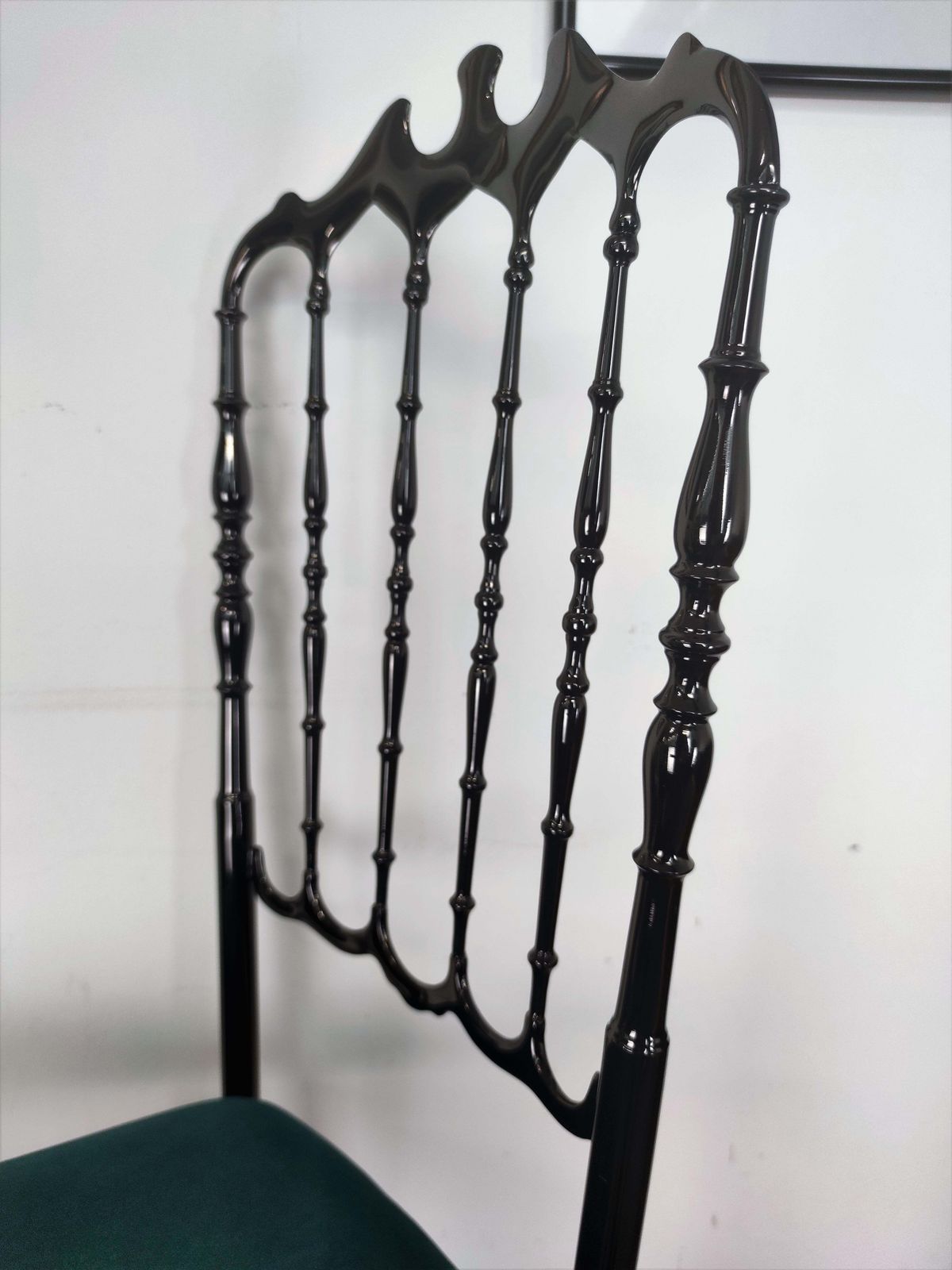 Italian Blackened Brass Chiavari Bar Stool Or Chair photo Furniture