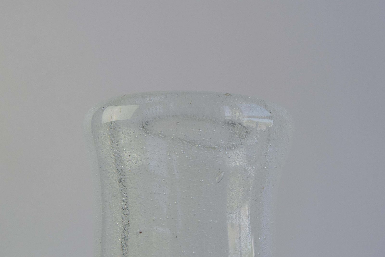 Czech Sommerso Art Glass Vase In Blue And Green photo vintage