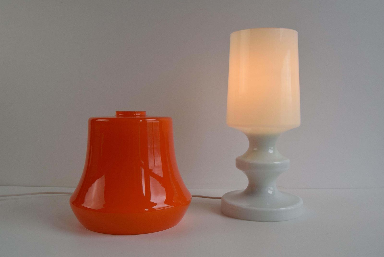 Mid Century Glass Table Lamp By Stepan Tabera photo Lighting