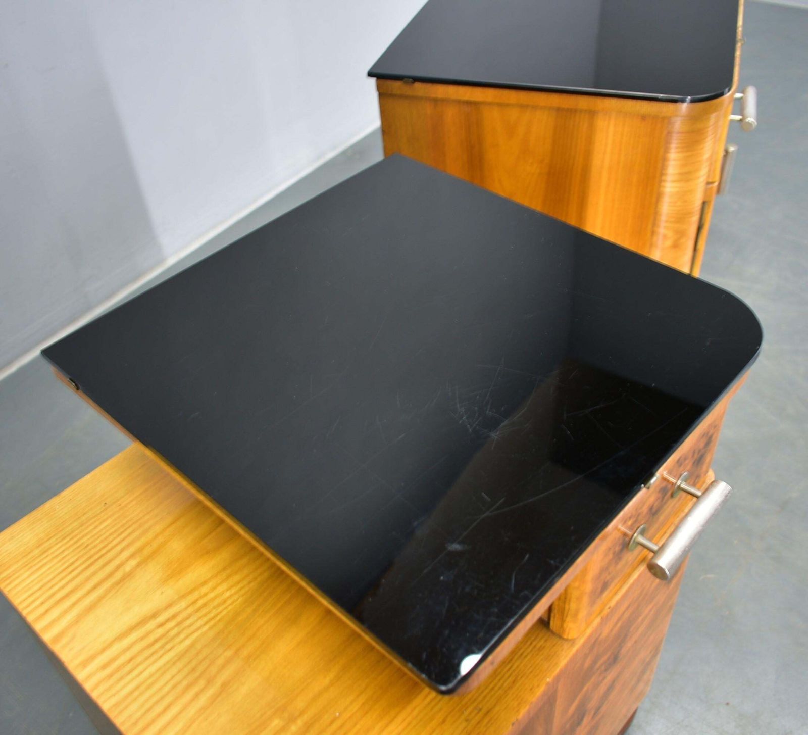 1942s Set Of Bedside Tables By Jindrich Halabala, Czechoslovakia photo buy