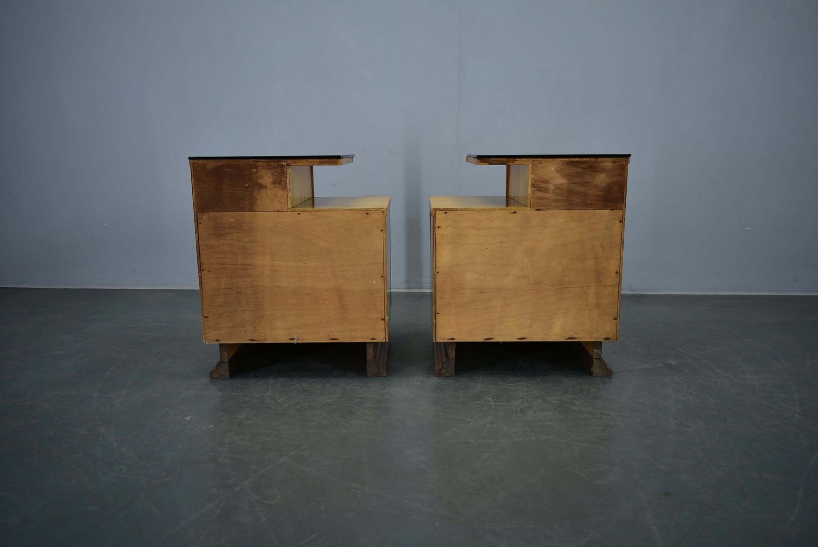 photo buy 1942s Set Of Bedside Tables By Jindrich Halabala, Czechoslovakia