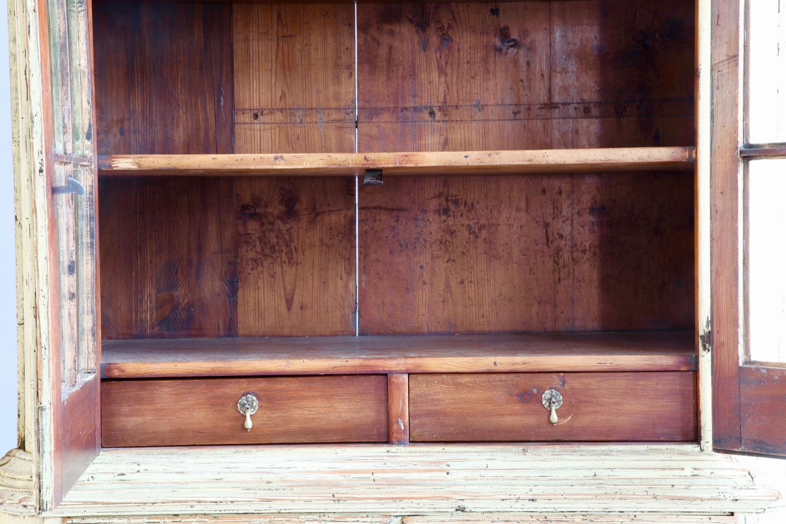 18th Century Gustavian Yellow Swedish Display Cabinet From La Maison London photo buy