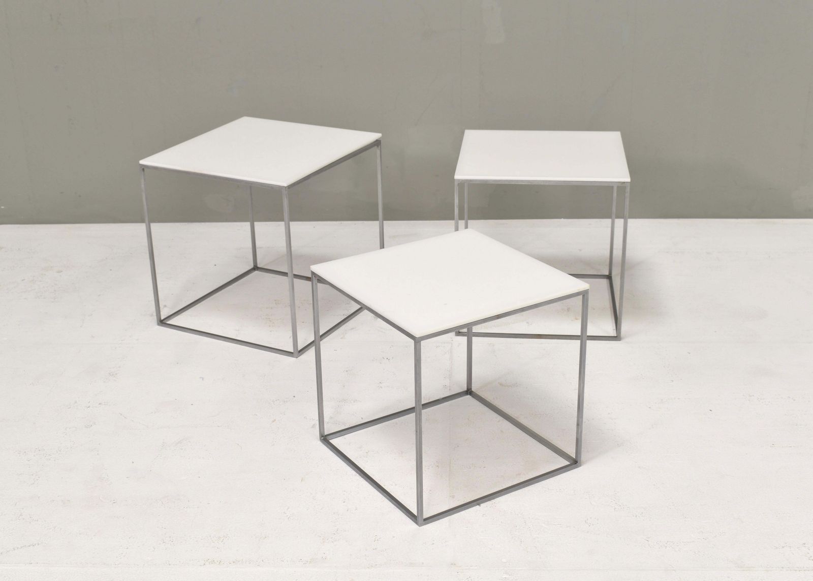 Poul Kjaerholm Pk71 Nesting Tables For E. Kold Christensen – Denmark, 1950 60 photo vinterior