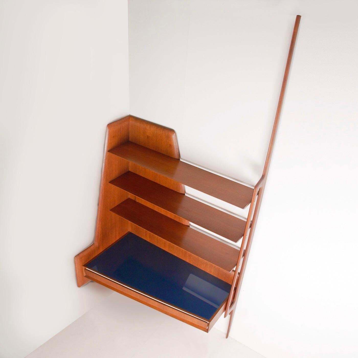 Vittorio Dassi Monumental Desk Wall Unit For Mobili Cantù, Italy, 1950 photo Furniture