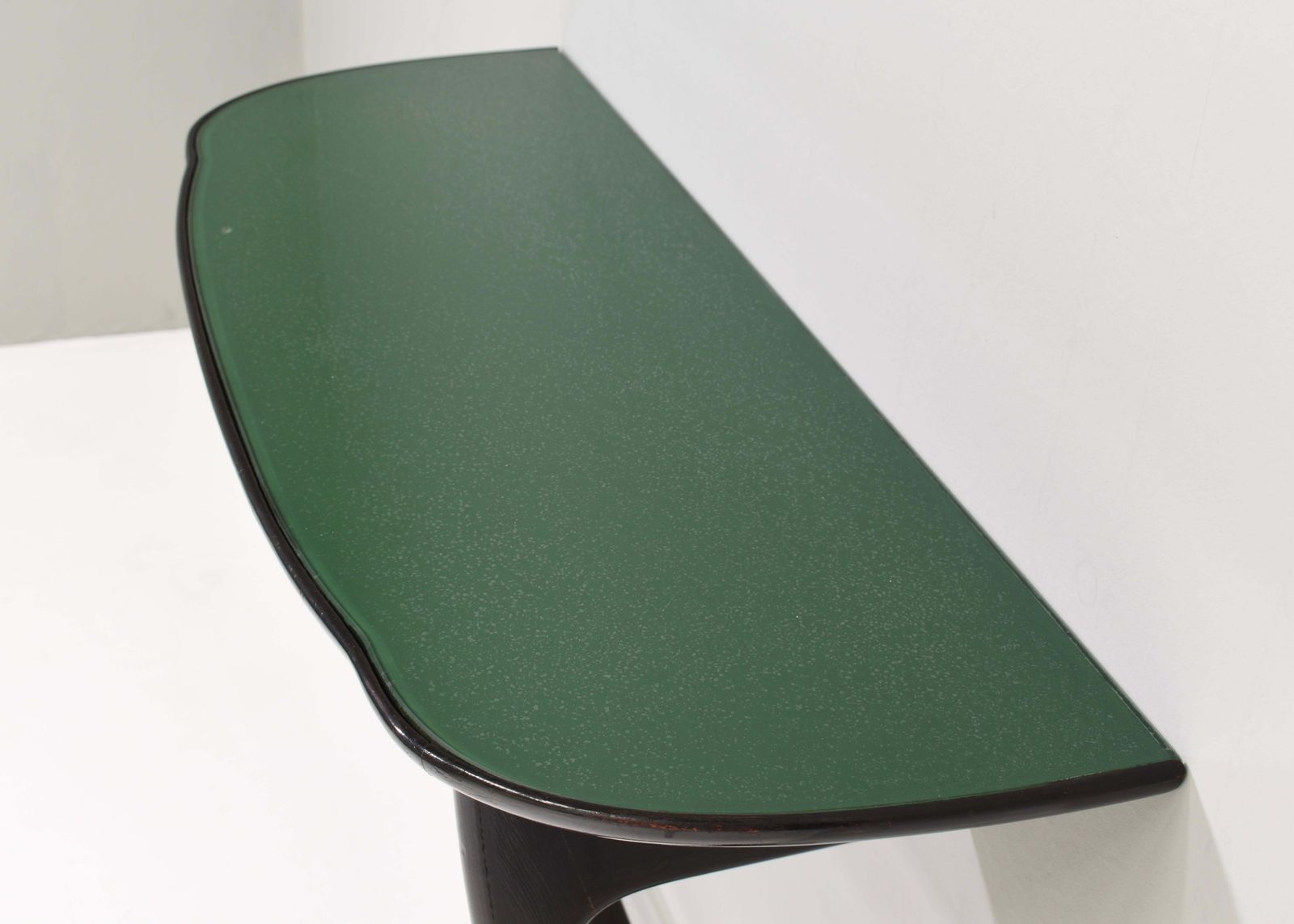 photo for sale Console Table By Or In The Style Of Ico Parisi In Ebony And Glass   Italy, 1950s
