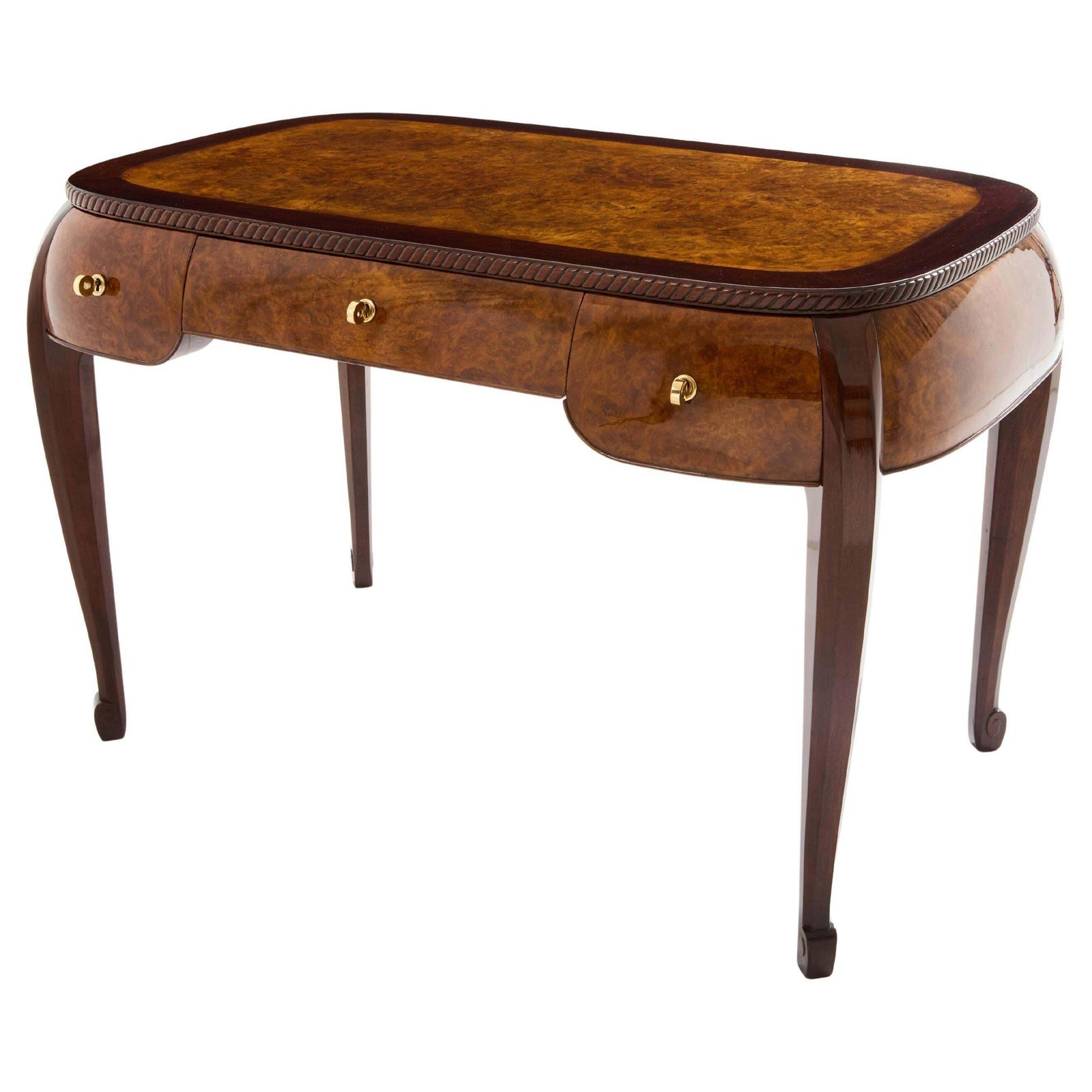 Süe & Mare Rosewood And Amboyna Burl Desk 1921