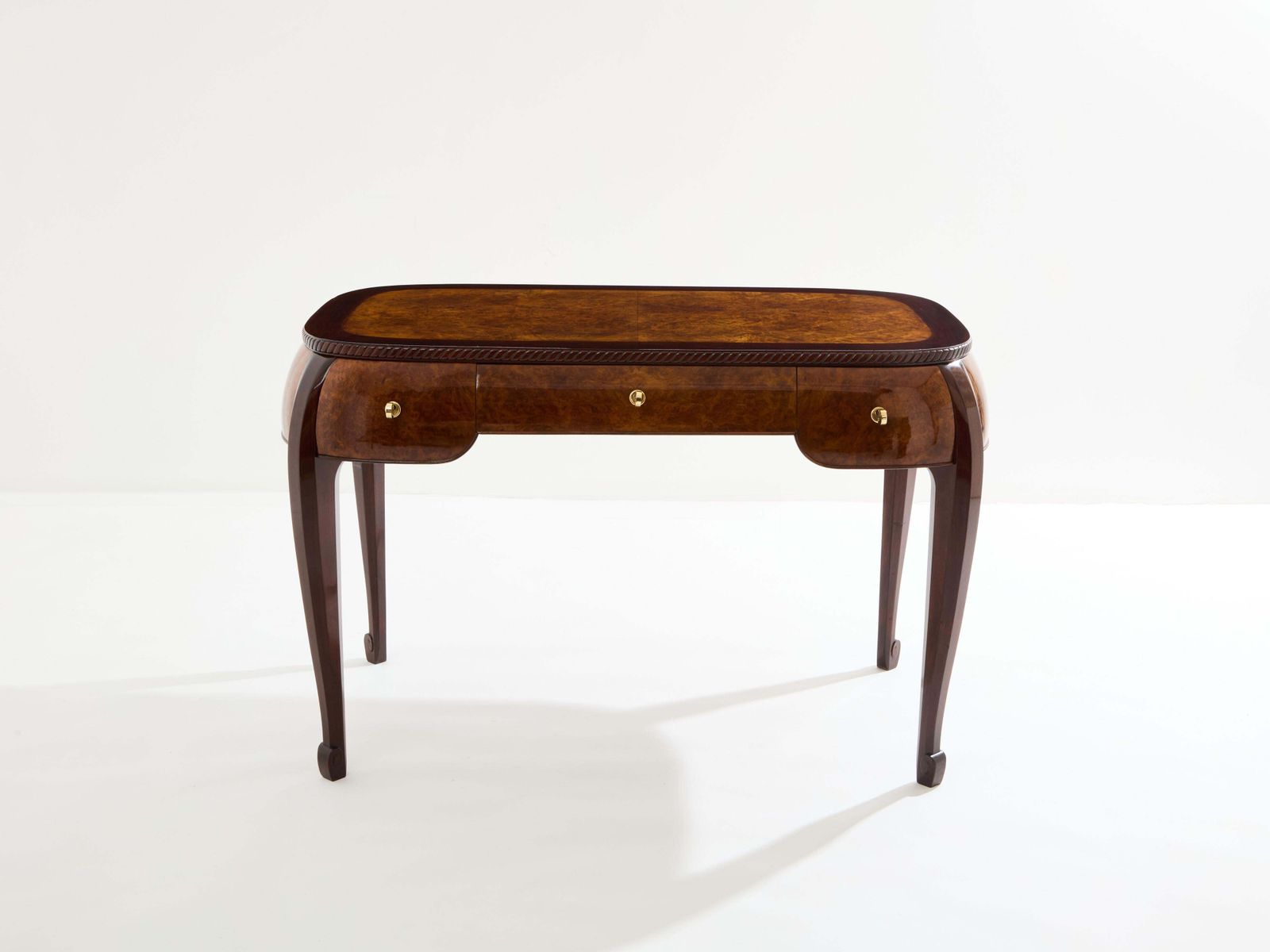 Bureau Süe & Mare en palissandre et loupe d'amboine, 1921 photo furniture