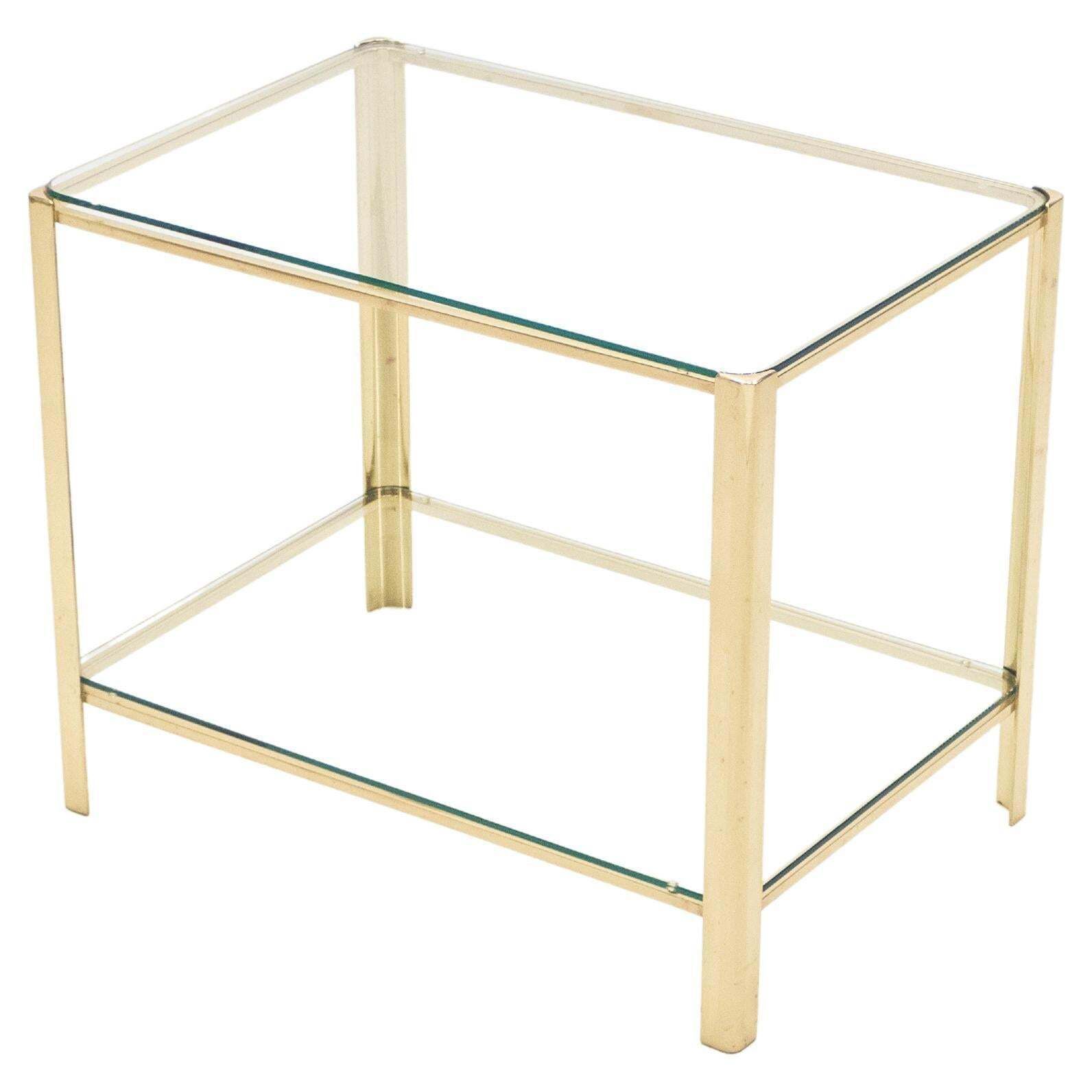 Table d'appoint en bronze, par Jacques Quinet pour Broncz, années 1960