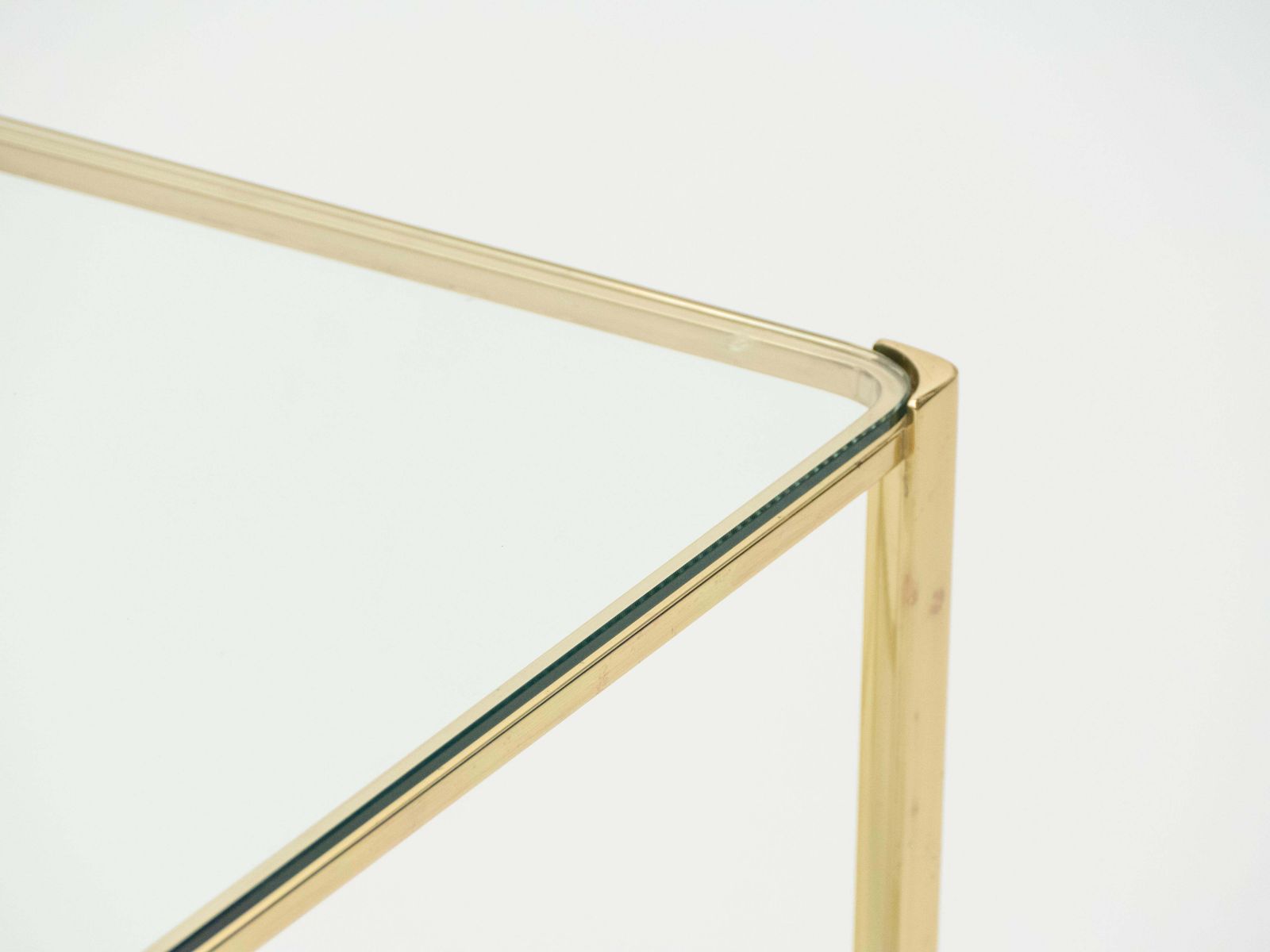 Table d'appoint en bronze, par Jacques Quinet pour Broncz, années 1960 photo vintage