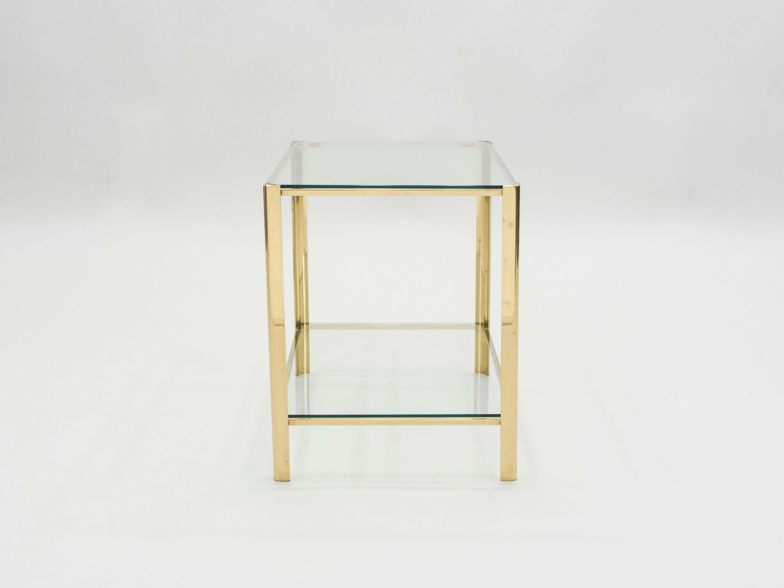 Mobilier Table d'appoint en bronze, par Jacques Quinet pour Broncz, années 1960 photo